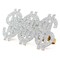 Dollar Sign Costume Ring - Money Symbol Jewelry Three Finger Ring for Men and Women